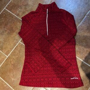Beautiful Eddie Bauer 3/4 Zip Top